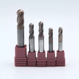 FOUR FLUTES BALL NOSE END MILLS